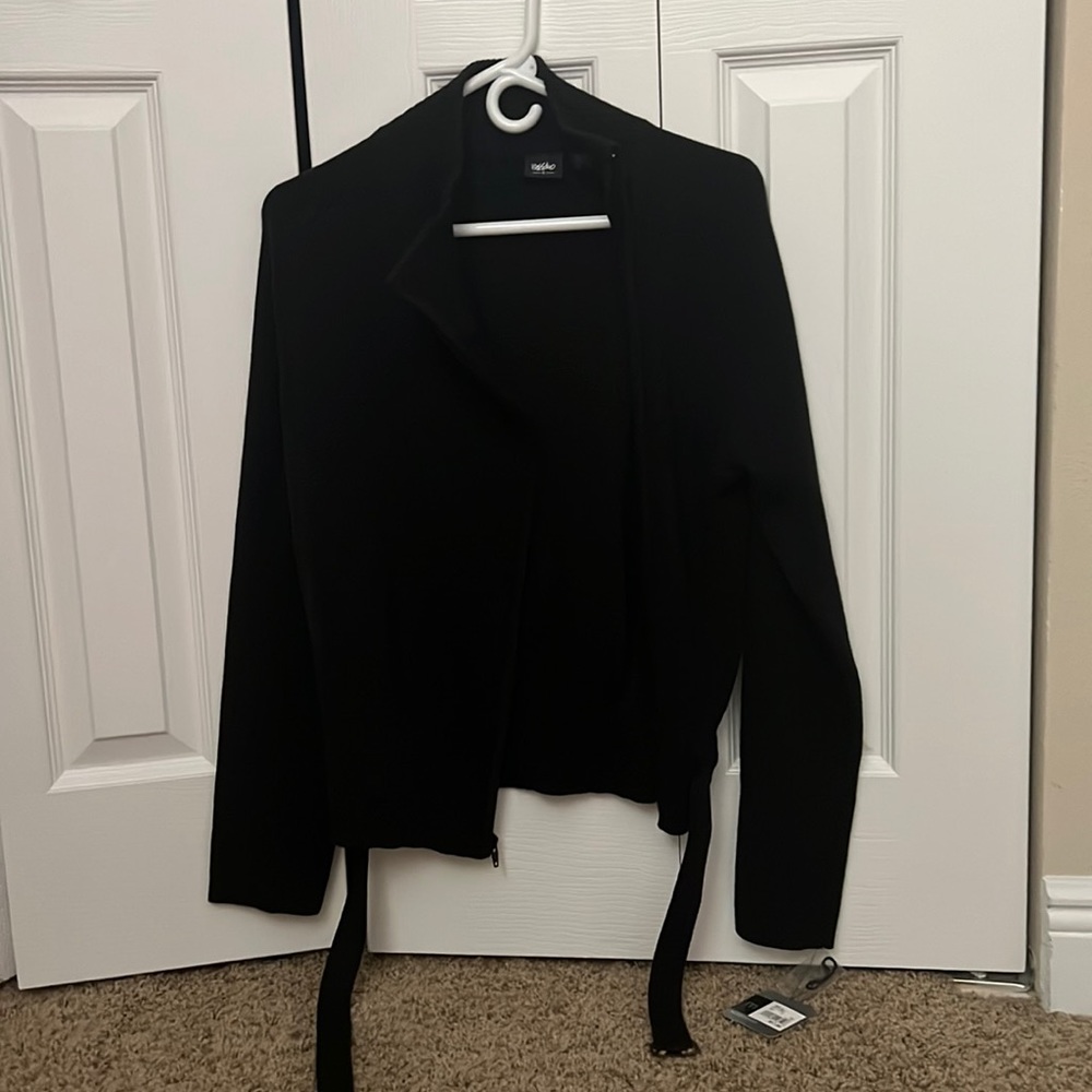 Black Mossimo sweater with zipper Size medium